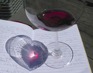 through rose-tinted glasses