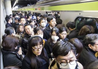 Monday Morning Rush Hour in Tokyo